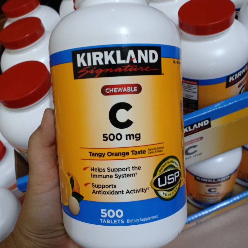 (HÀNG MỸ ) VIÊN UỐNG BỔ SUNG VITAMIN C 500MG KIRKLAND 500 VIÊN CỦA MỸ