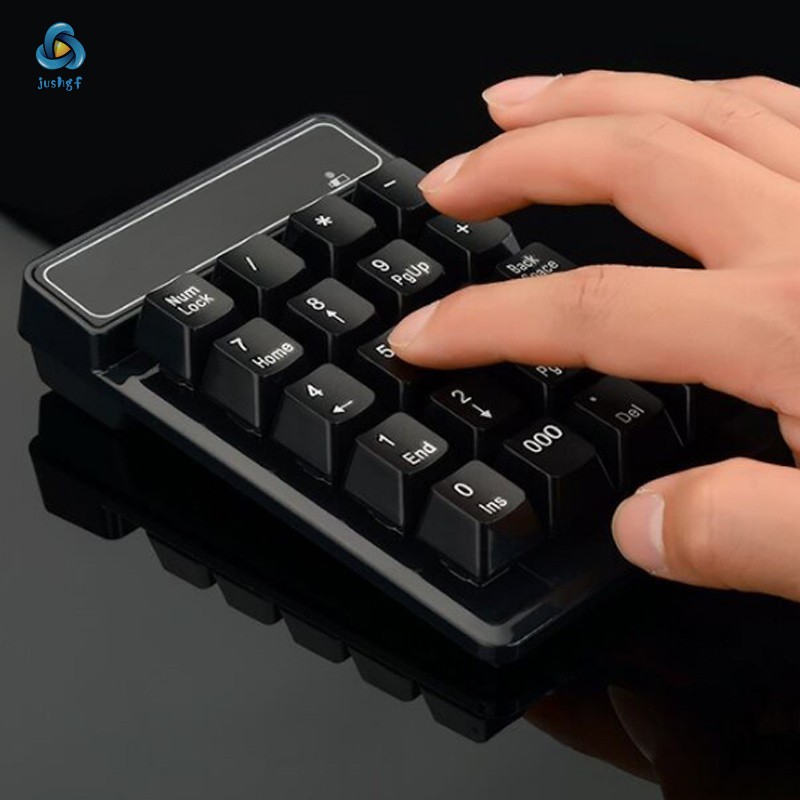 2.4GHz Mini USB Wireless Numeric Keypad 19 Keys Number Pad Numpad Receiver For Windows XP/7/ 8 Laptop PC Computer
