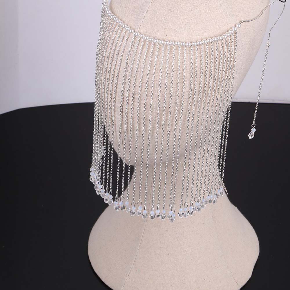 Vỏ Kẹp Tóc Bằng Hợp Kim Phối Tua Rua Phong Cách Cổ Điển Thời Trang Cho Nữ