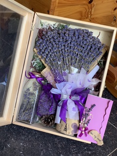 Hộp quà hoa lavender