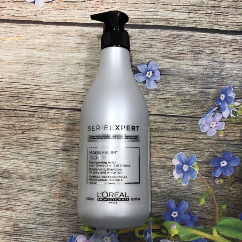 [Loreal Chính hãng]Dầu gội khử vàng L’Oréal Serie Expert Magnesium Silver 500ml