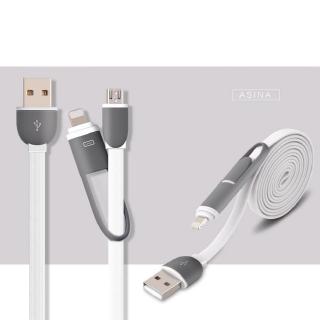 Dây Cáp Sạc 2 Trong 1 Cho Iphone Android