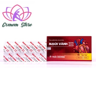 Mạch vành win win : lưu thông khí huyết thực phẩm bảo vệ sức khỏe 3 vỉ x15 viên