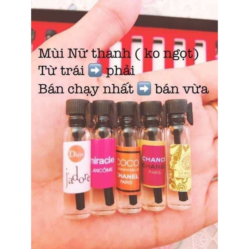 Mẫu test,bộ test nước hoa Hparfum (1 chai 2ml) tinh dầu nước hoa Pháp bán lẻ. | BigBuy360 - bigbuy360.vn