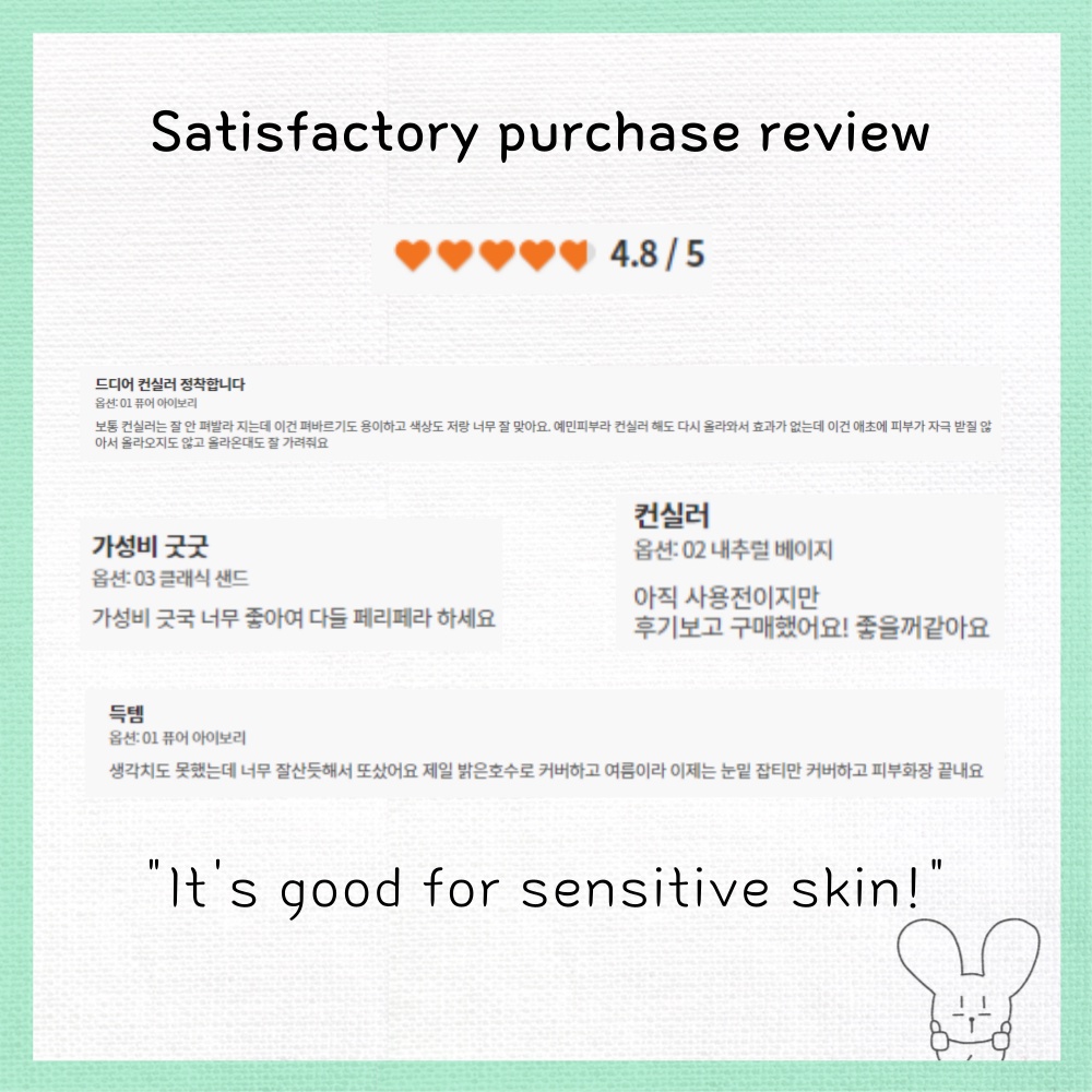 Kem che khuyết điểm Peripera Peripera 3 loại tùy chọn