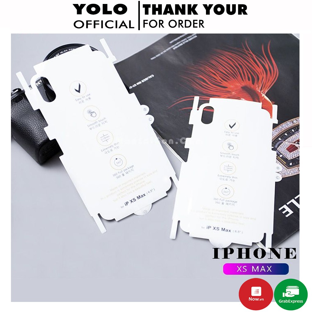 Miếng dán PPF iphone nhám chống vân tay 7 màu trong suốt miếng dán chống xước mặt lưng iphone