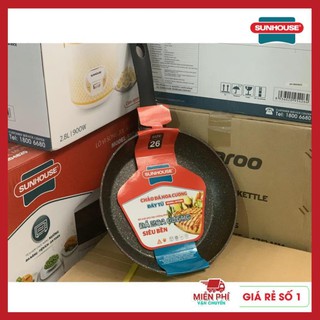 CHẢO ĐÁ HOA CƯƠNG ĐÁY TỪ SUNHOUSE 26CM, CHẢO CHỐNG DÍNH SUNHOUSE 26CM.