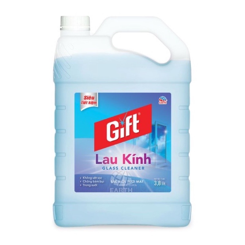 Nước lau kính gift sắc biển 3,8kg