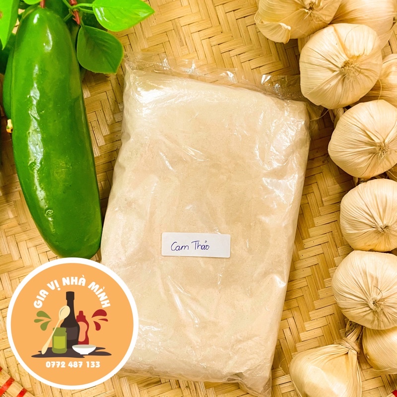 BỘT CAM THẢO SẤY KHÔ NGUYÊN CHẤT -100GR(CHIẾT )-500GR