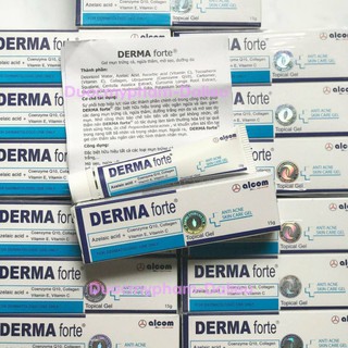 ✅[CHÍNH HÃNG] Derma Forte Gel 15g, Ngừa Mụn Trứng Cá, Giảm Thâm, DermaForte Tái Tạo Da