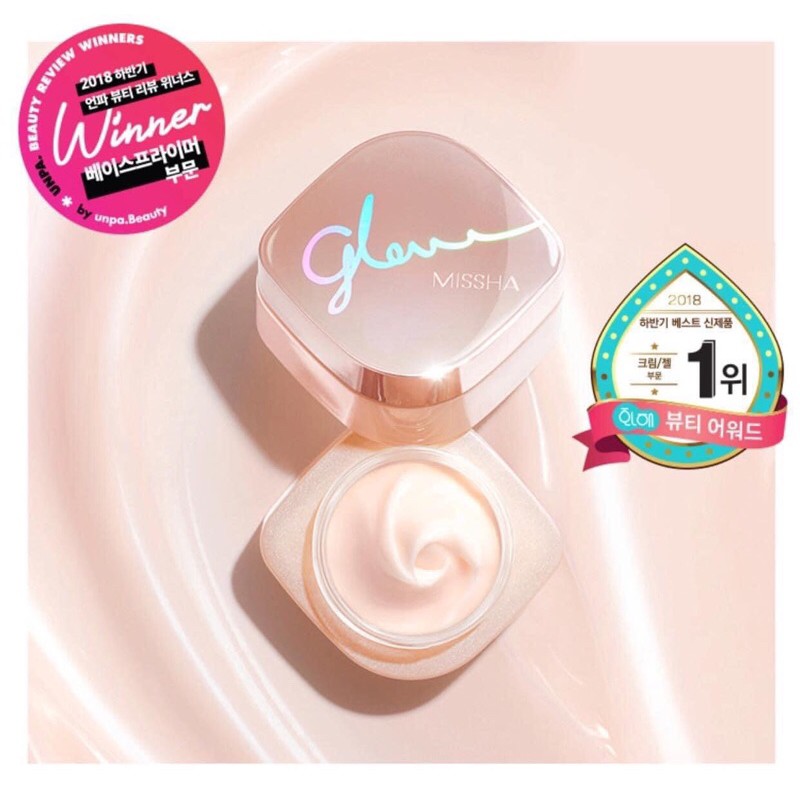 Kem lót Missha glow giúp da căng bóng