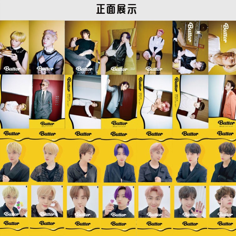 Set 55 thẻ ảnh LOMO sưu tầm hình thành viên nhóm nhạc Kpop BTS sắc nét