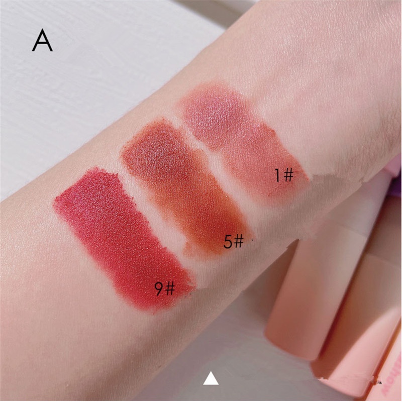 3 cái / hộp Son Kem Lì Kakashow Nội Địa Trung Quốc Lâu Trôi Không Dính loạt đồ trang trí hộp mù