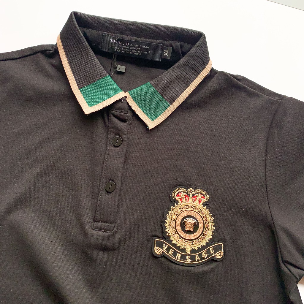 Áo Polo có cổ thêu nhiều mẫu khác nhau, chất Cotton Hàn cao cấp co dãn 4 chiều, thiết kế sang  - Chaqueen | BigBuy360 - bigbuy360.vn