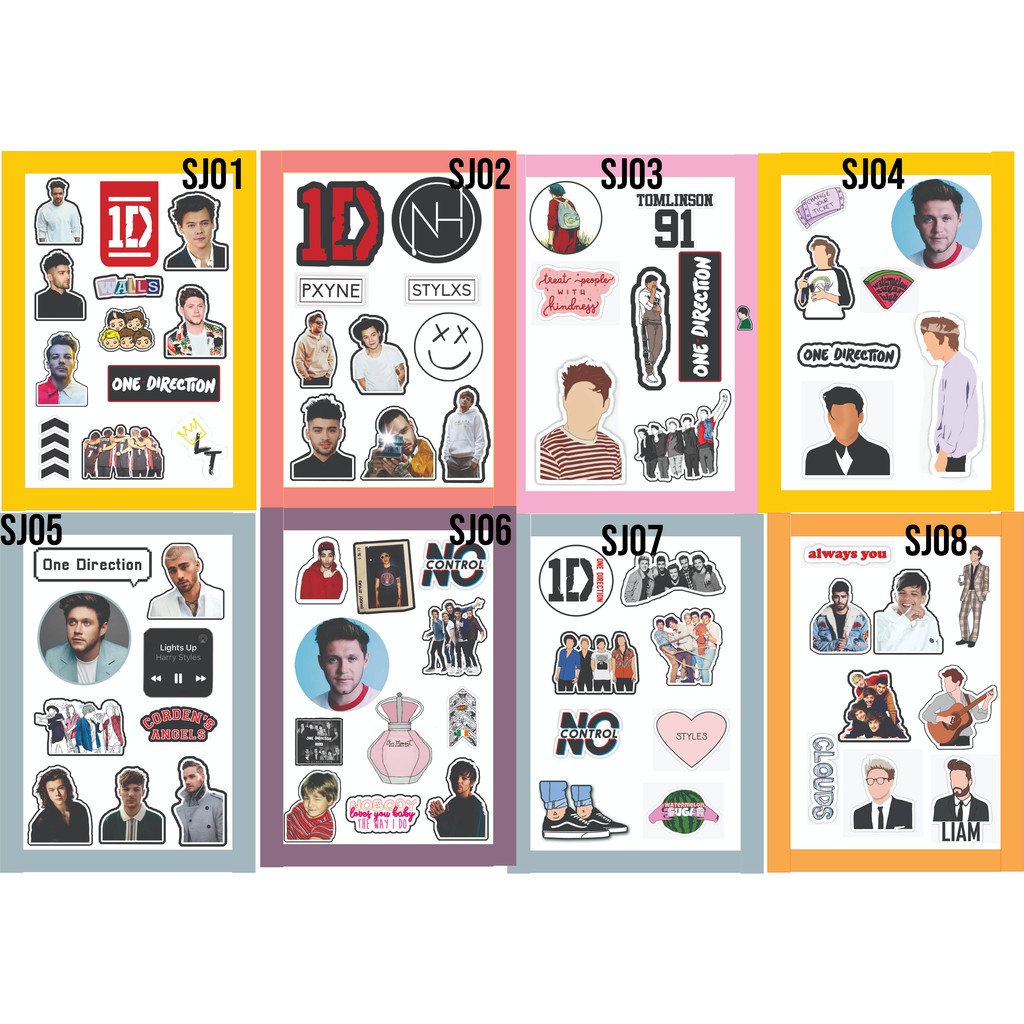 Sticker Dán Trang Trí Hình One Direction A6