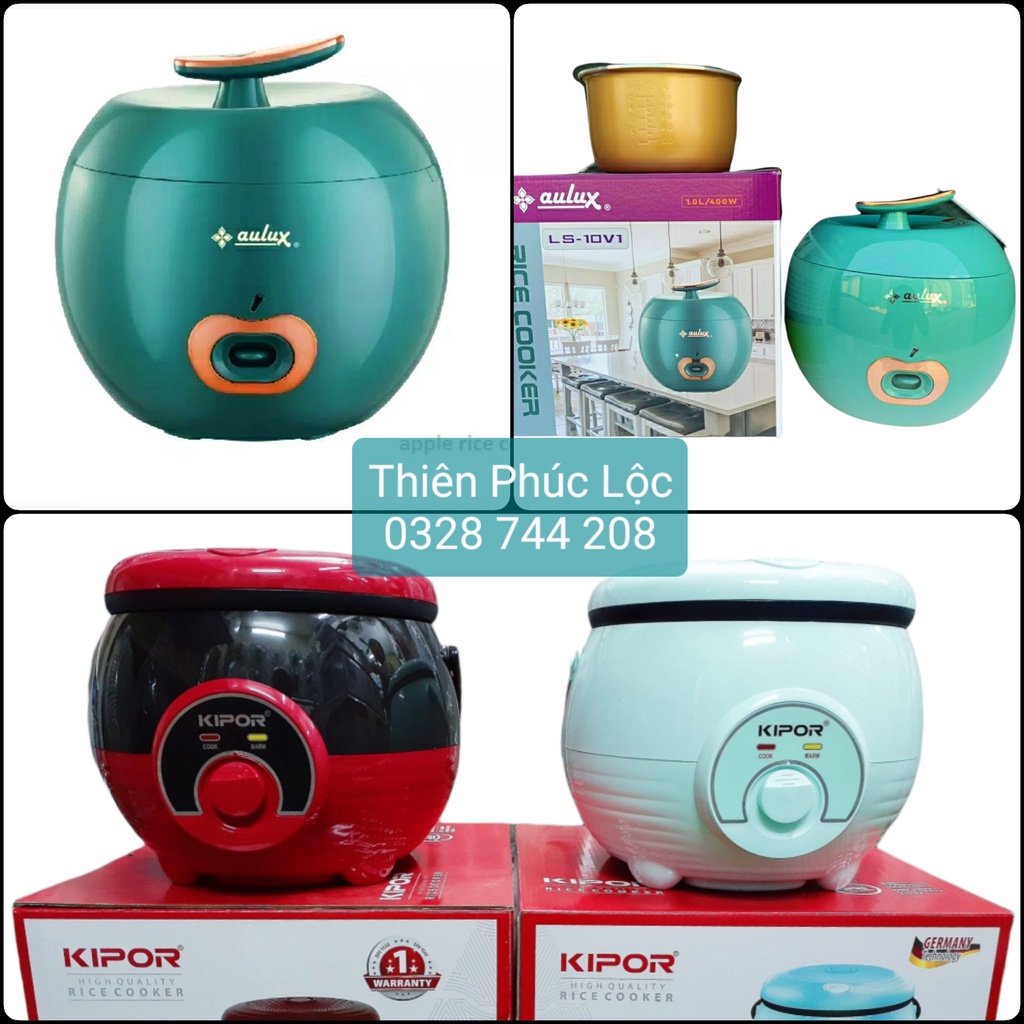 Nồi cơm điện mini các loại, Kipor KP-N6310, Aulux LS-10V1, thiết kế đẹp độc đáo lạ mắt