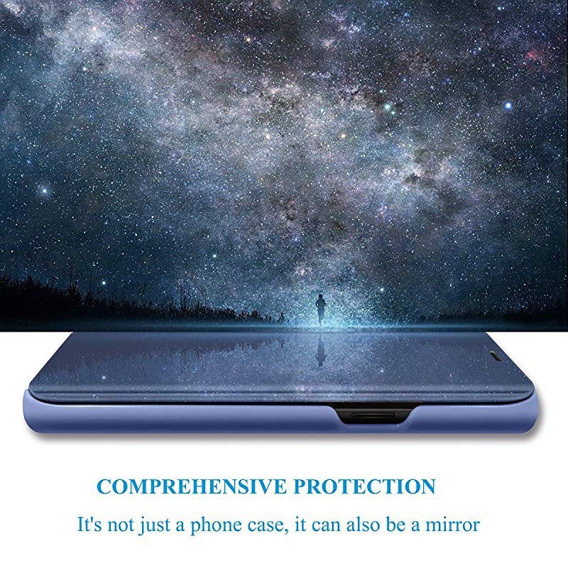 Hsm Fashion Cover Xiaomi Redmi Note 3 4 4x 5 5a 6 7 Flip Casing Luxury 360° Clear View Leather Case Cover Smart Mirror Stand Cases