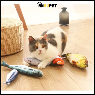 Cá nhồi bông catnip cho mèo