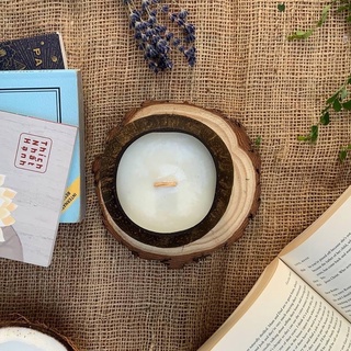 Nến Thơm Gáo Dừa - Sả Gừng (Lemongrass & Ginger)