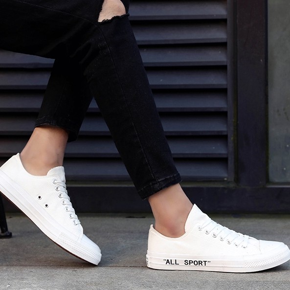 Giày thể thao canvas thời trang năng động cho nam size 39-44 | BigBuy360 - bigbuy360.vn