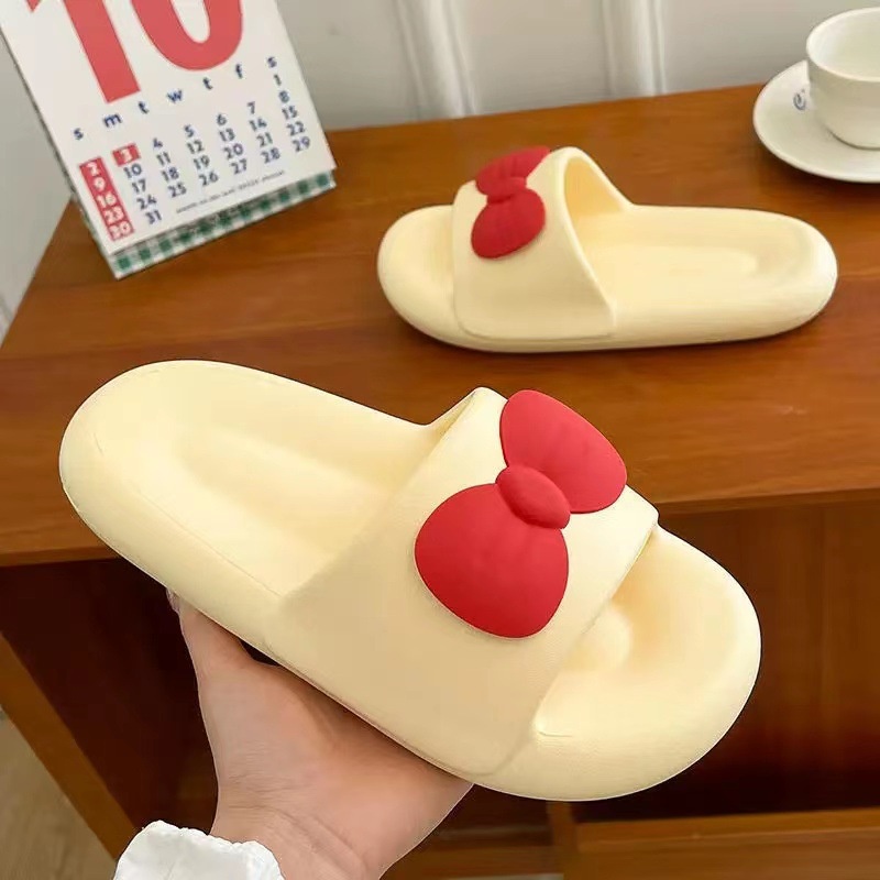 Dép Quai Ngang Đế Dày In Họa Tiết Hoạt Hình Thời Trang Mùa Hè Cho Nữ