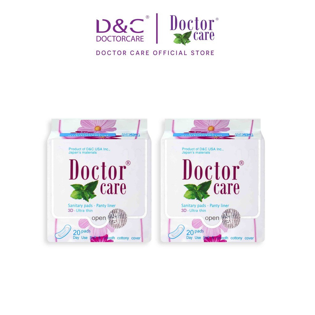 Băng Vệ Sinh Doctor Care Ban Ngày/ Ban Đêm/ Hàng Ngày Siêu Mỏng 3 Miếng- 8 Miếng- 20 Miếng