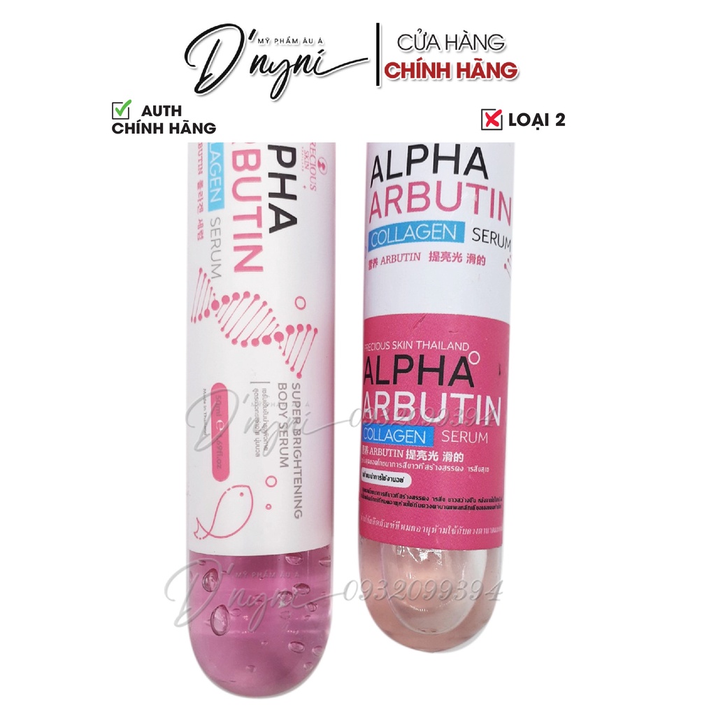 Tinh chất Dưỡng Trắng Da Toàn Thân Precious Alpha Arbutin Collagen Serum 50 ml Thái Lan