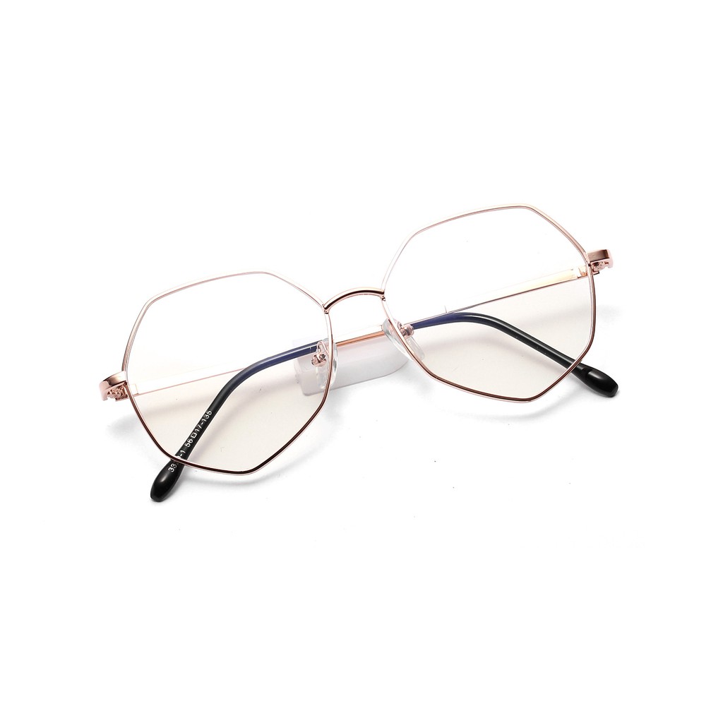 Kính Mát Gọng Kim Loại Đa Giác 3320 Thời Trang Cho Nam Nữ