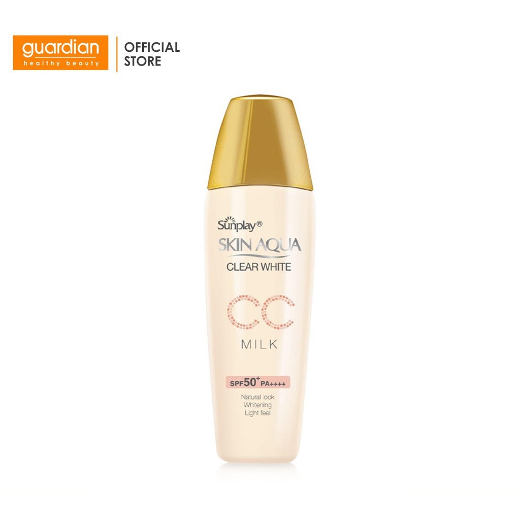 Sữa Chống Nắng Dưỡng Da Và Trang Điểm Nhẹ Sunplay Skin Aqua Clear White CC Milk SPF50+, PA++++ (25g)