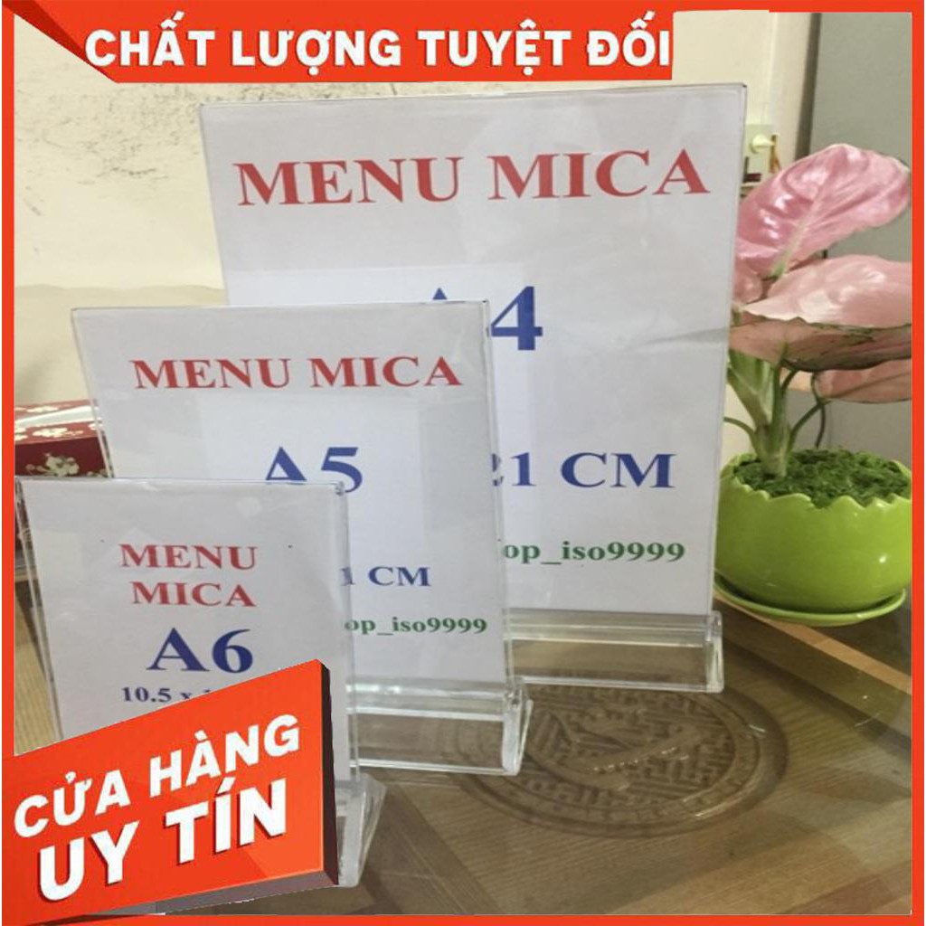 Kệ Menu Mica A4/A5/A6