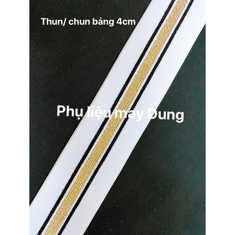 chun lưng nổi làm kiểu quần áo bảng 4cm