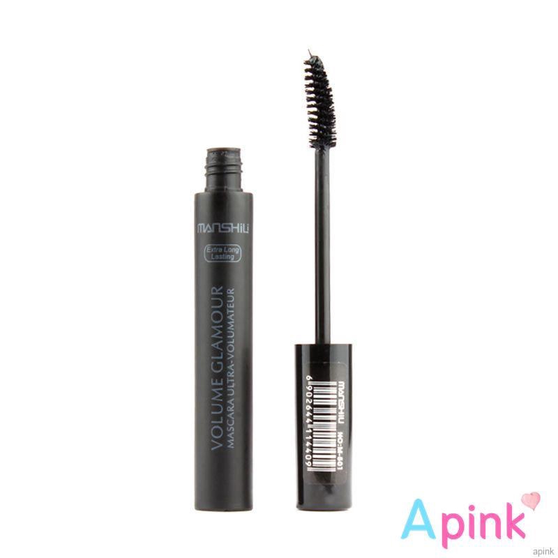 1 cái mascara màu đen kéo dài và uốn cong mi không thấm nước