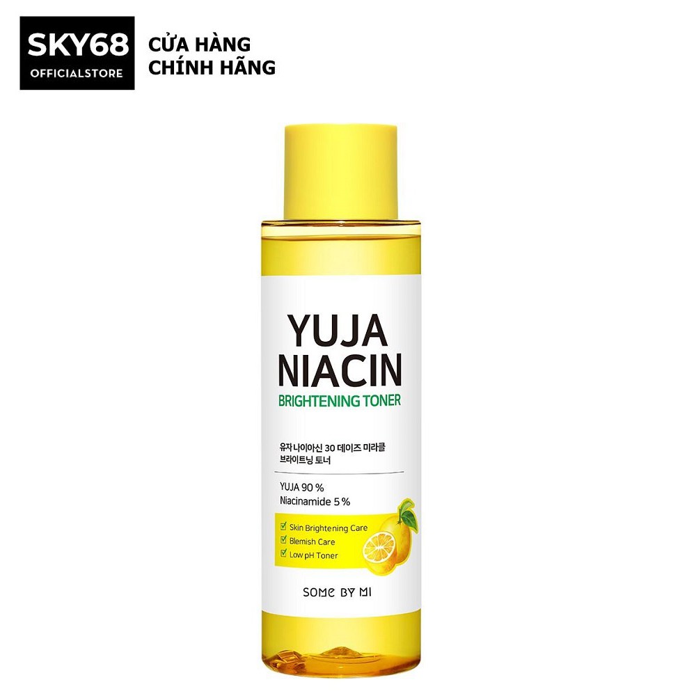 Nước Hoa Hồng Dưỡng Ẩm, Sáng da Some By Mi Yuja Niacin 30 Days Micracle Brightening Toner 150ml