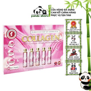 Nước uống đẹp da Demolada Collagen bổ sung collagen uống trắng da giúp sáng da giảm nám mờ thâm chống lão hóa tại nhà