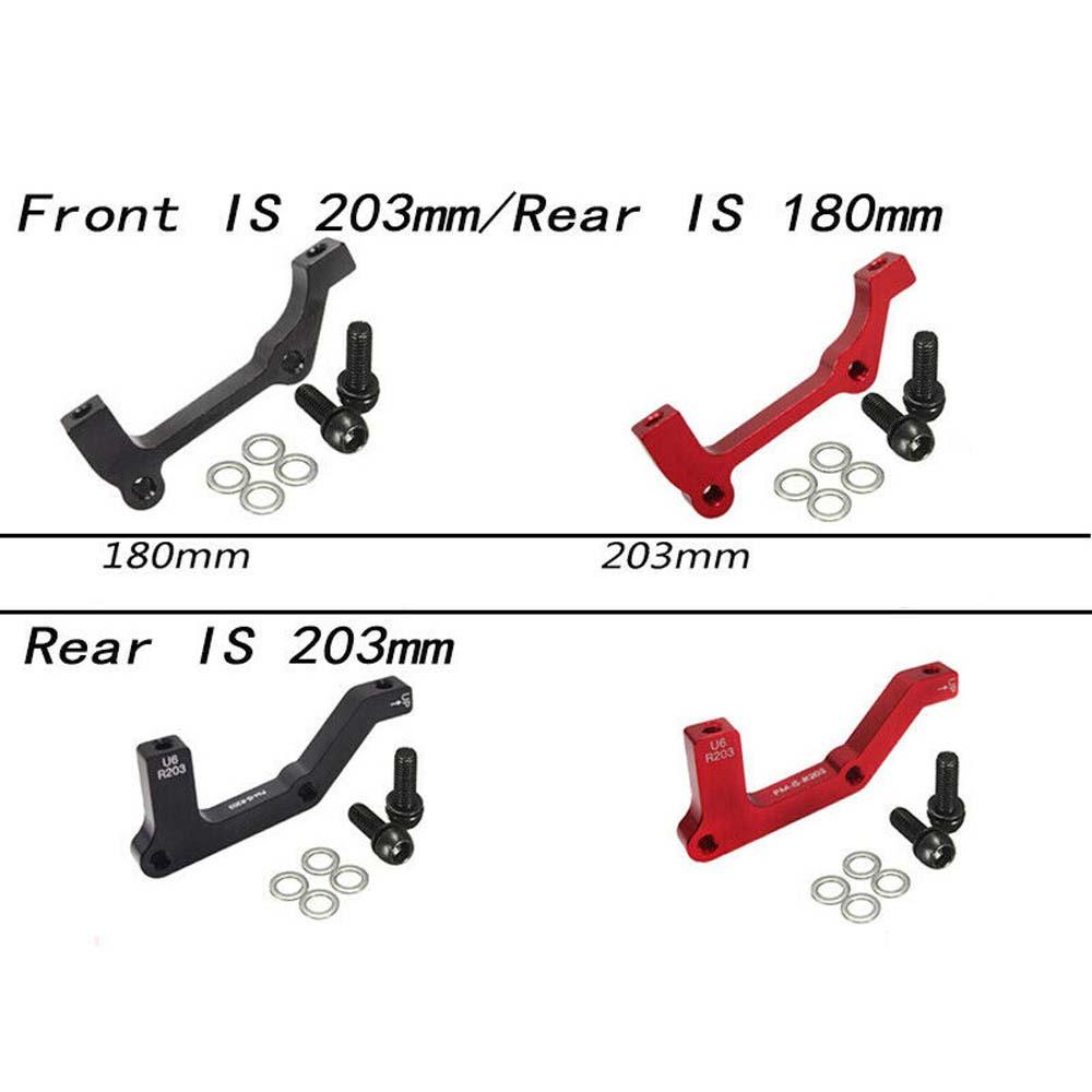 Bộ Chuyển Đổi Đĩa Phanh Trước / Sau Bằng Hợp Kim Nhôm 180 / 203mm Chuyên Dụng Cho Xe Đạp