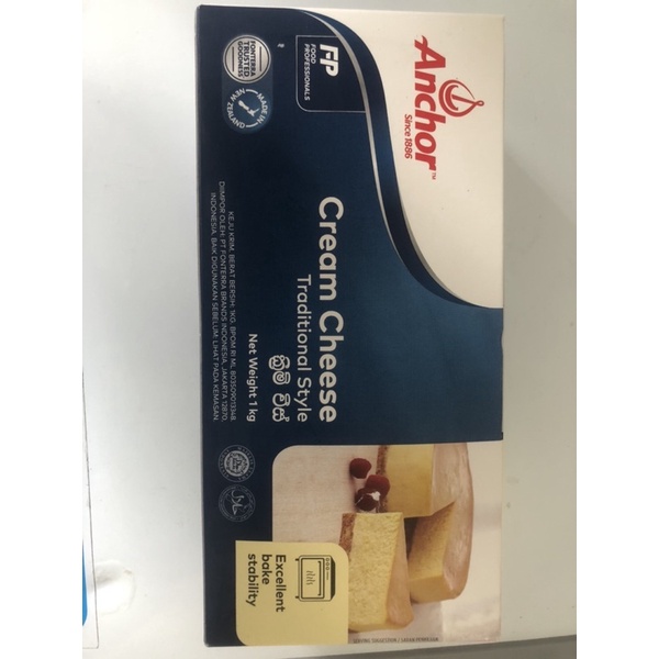 (*Lưu ý: Hàng Đông Lạnh  Chỉ ship Hỏa Tốc) Cream Cheese Anchor 1KG