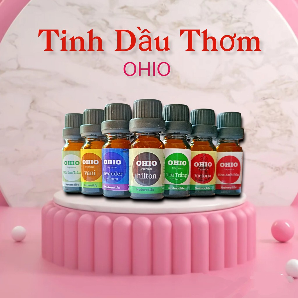 Tinh dầu thiên nhiên tạo hương thơm, khử mùi phòng dung tích 10ml