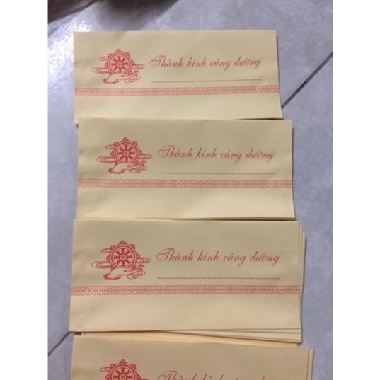 COMBO 50 BÌ THƯ THÀNH KÍNH CÚNG DƯỜNG LOẠI THƯỜNG