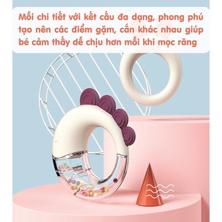 Hộp xúc xắc 10 món gặm nướu nhựa cao cấp cho bé tiệt trùng ở nhiệt độ cao