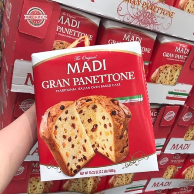 Bánh Mì Ý Madi Gran Panettone 1000gr date 7/2024