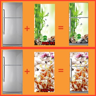 [FREESHIP] 🌱Giấy dán tường tủ lạnh hoạ tiết 3D🌱