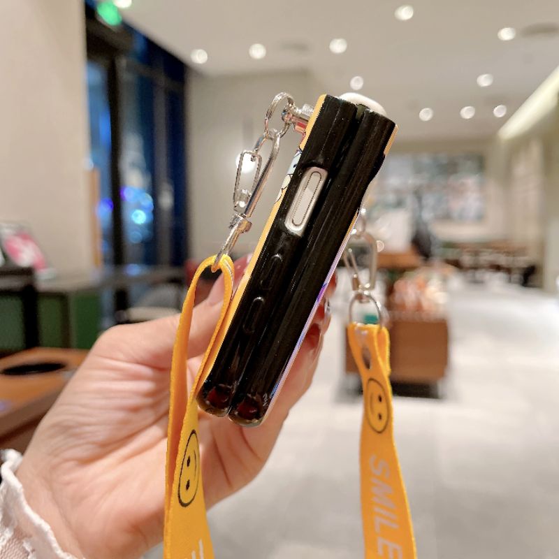 Ốp lưng Samsung Galaxy Z Flip 3 / Galaxy Z Flip3 / Galaxy ZFlip3 kèm dây đeo chéo