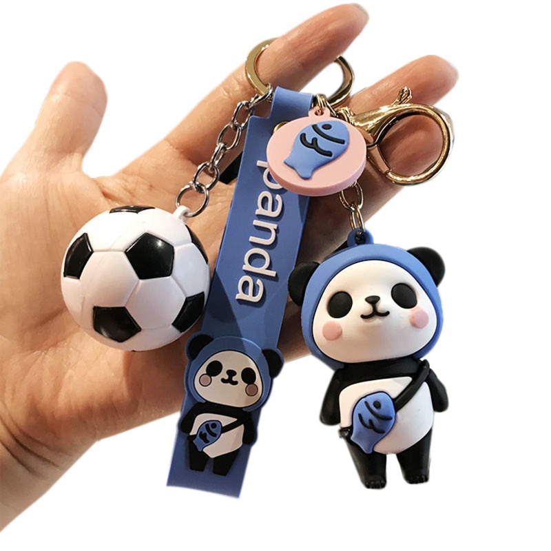 Móc Khóa Hình Gấu Trúc Dễ Thương Sáng Tạo