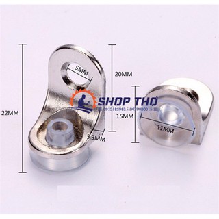 Ke góc đỡ đợt kính (túi 10c) ( 2 túi)