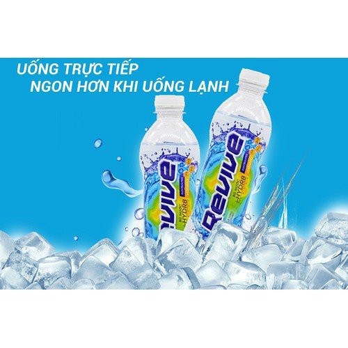 Thùng 24 Chai Uống Giải Khát Bù Khoáng Isotonic Revive Energy Drink Chai Nhựa PEP 500ml Date Luôn Mới