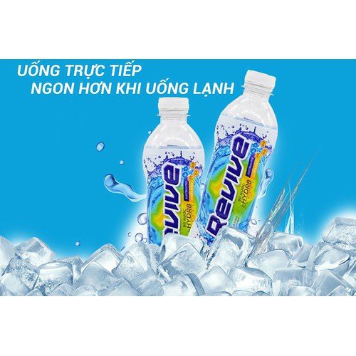 Thùng 24 Chai Uống Giải Khát Bù Khoáng Isotonic Revive Energy Drink Chai Nhựa PEP 500ml Date Luôn Mới