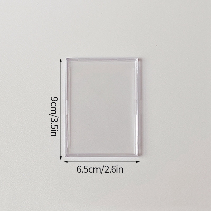 Bao Đựng Thẻ ID / Thẻ ID Bằng Acrylic Trong Suốt Chống Nước