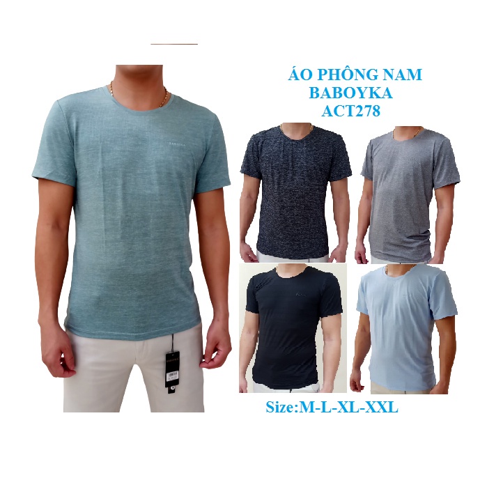 ÁO PHÔNG NAM, ÁO THỂ THAO, ÁO THUN NAM [ ACT278][NEW] | BigBuy360 - bigbuy360.vn