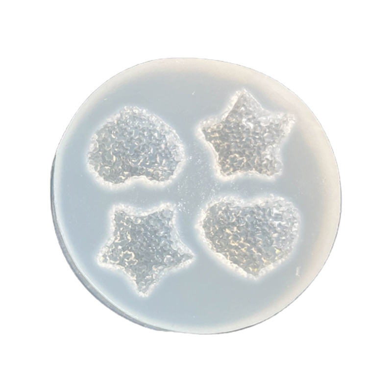 Khuôn silicone làm phụ kiện trang trí kẹp tóc trang sức resin tiện lợi