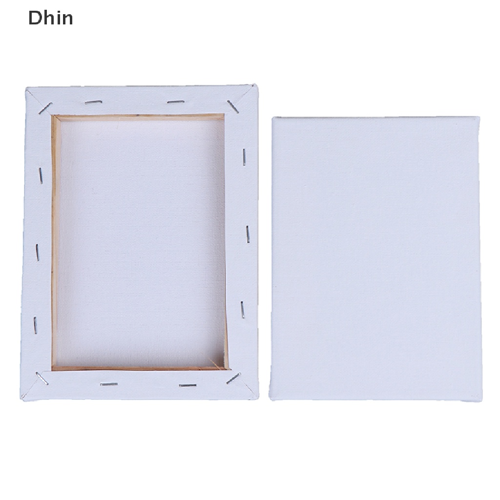 [Dhin] Bảng Vẽ Tranh Sơn Dầu Nghệ Thuật Vải Canvas Mini Màu Trắng Trơn Co Giãn